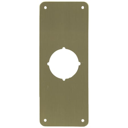 Heat Wave RP 13515 -630 3.5 x 15 in. Stainless Steel Scar Plate with 2.12 in. Hole HE2950589